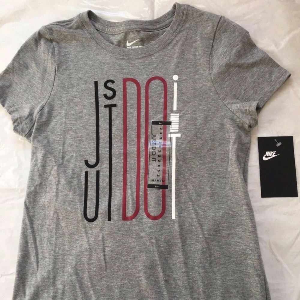 Nike Girls T shirt Graph tee kid child crew neck